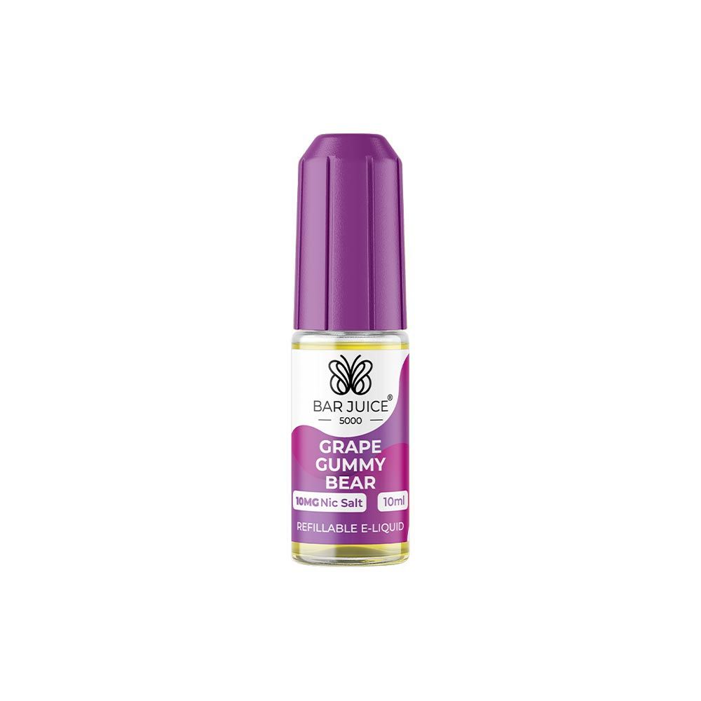 bar juice 5000 nic salt 10ml grape gummy bear 2