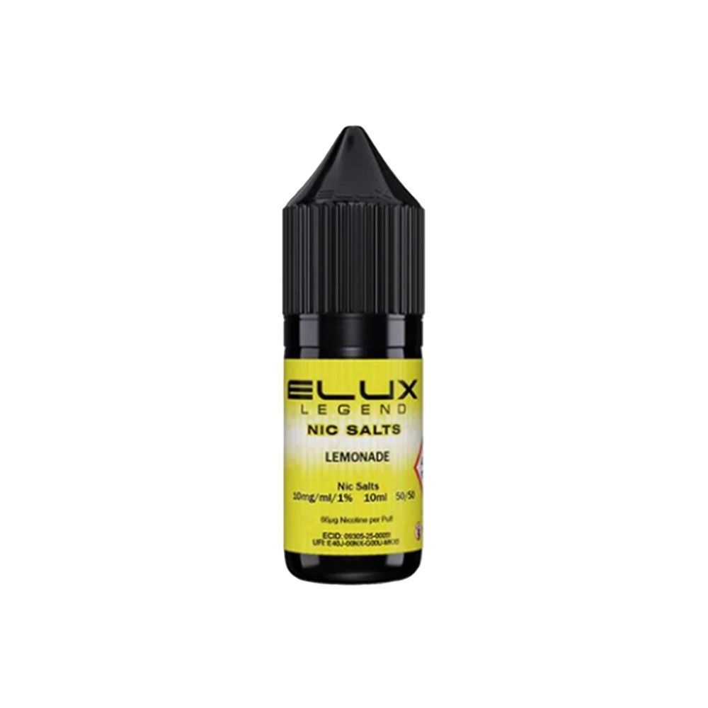 elux legend nic salts 10ml lemonade 1