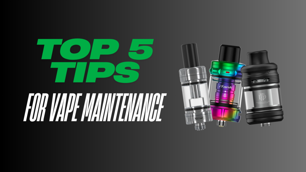 Here are the top 5 tips for tank maintenance.