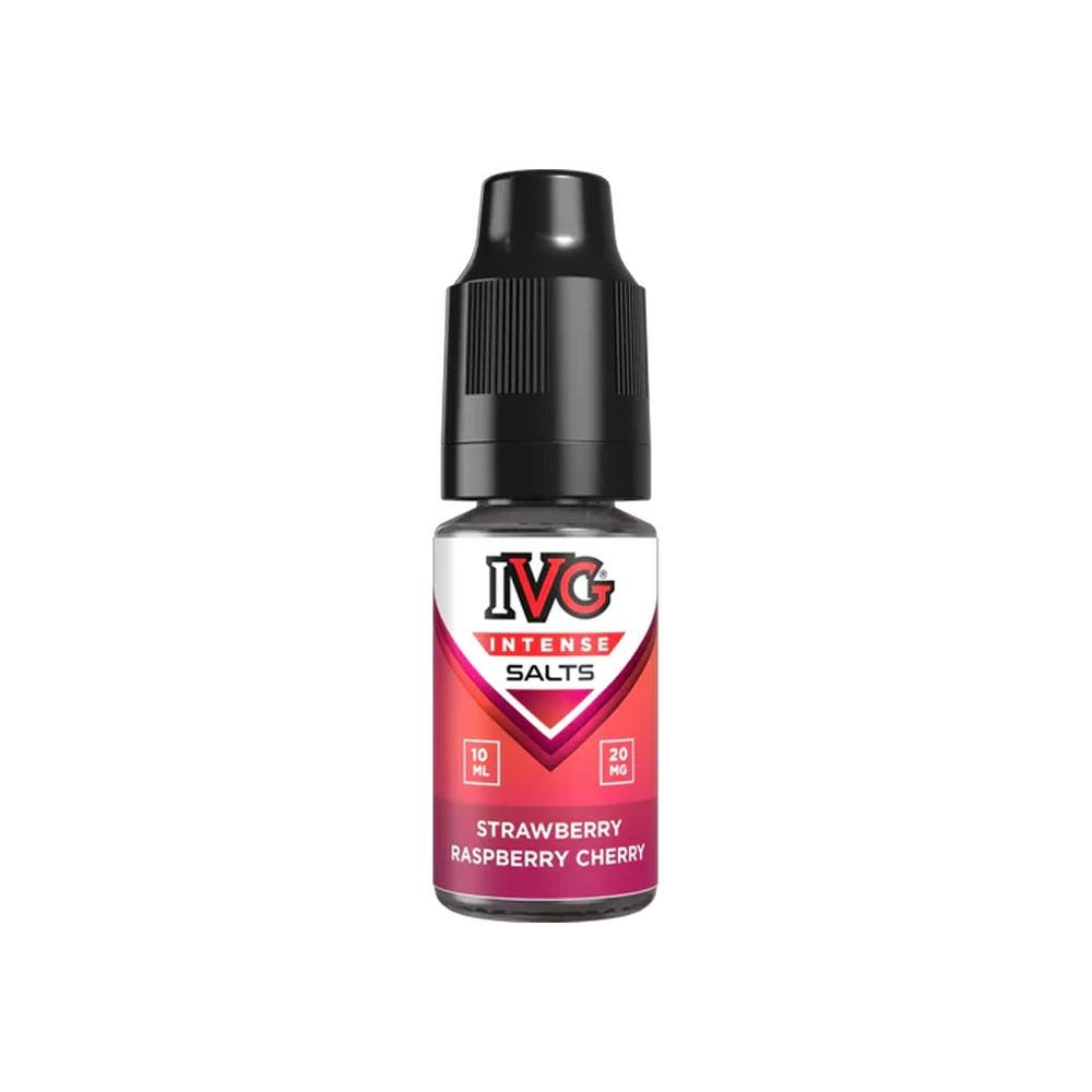 ivg intense salts 10ml strawberry raspberry cherry 20mg