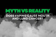 does vaping cause mouth and lung cancer