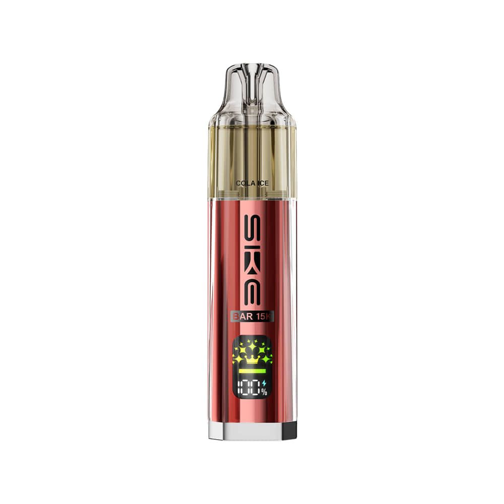 cola ice ske bar 15k flavour showing the device on a white background