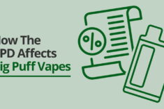 how the vpd affects big puff vapes on a light green background