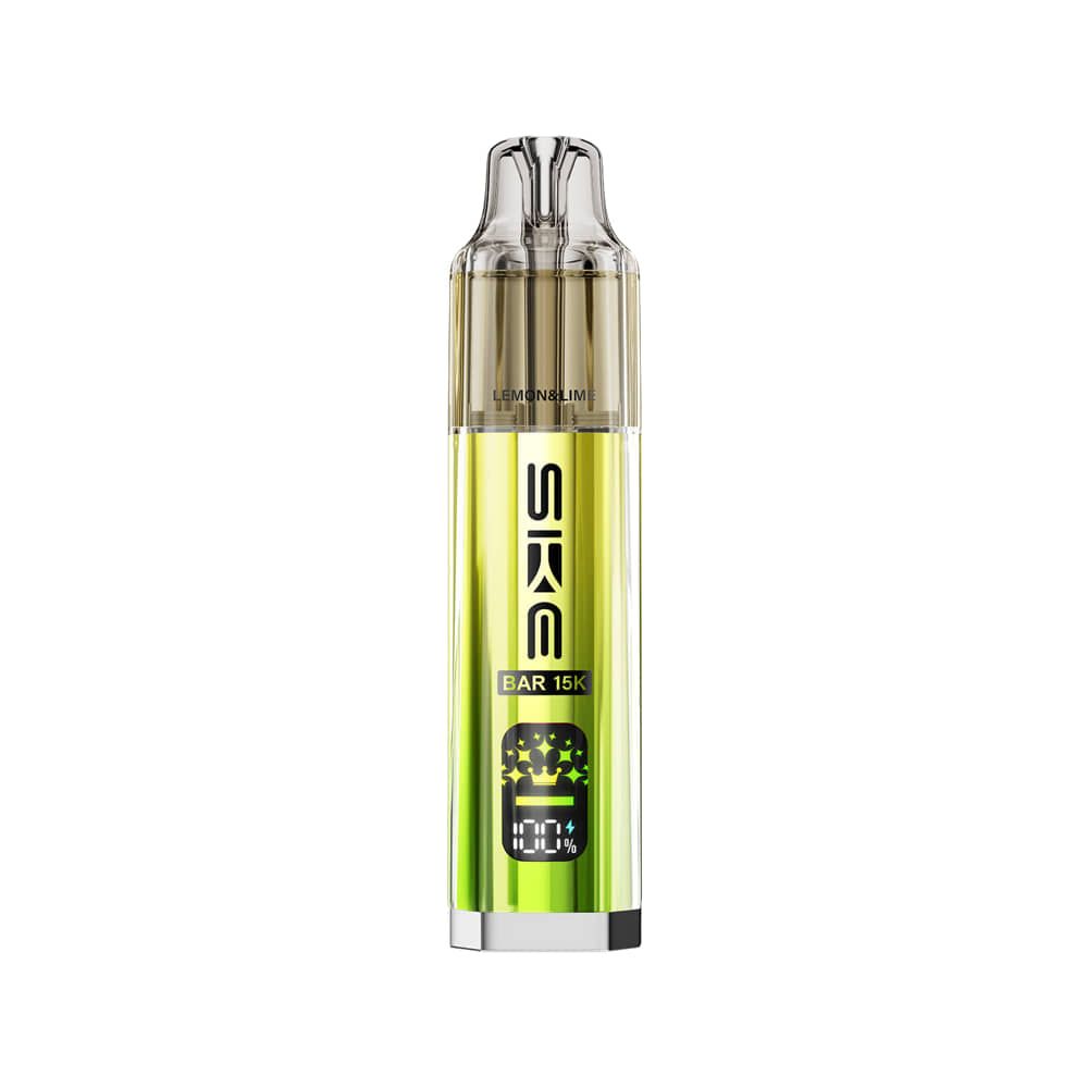lemon and lime ske bar 15k flavour showing the device on a white background