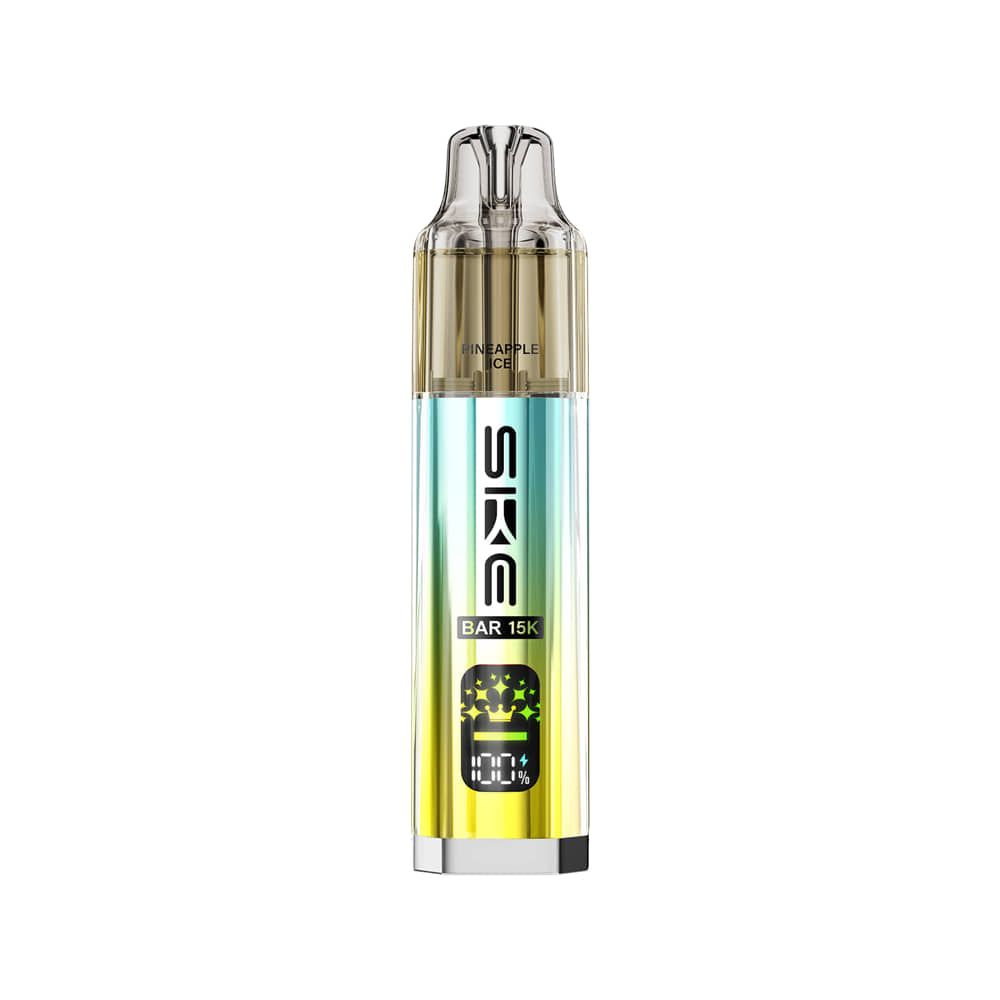pineapple ice ske bar 15k flavour showing the device on a white background