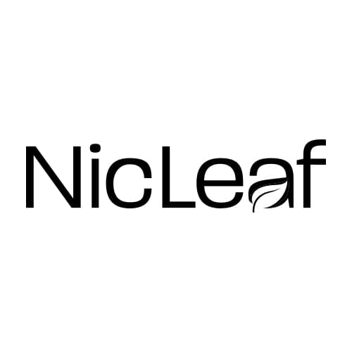 nicleaf logo on a white background