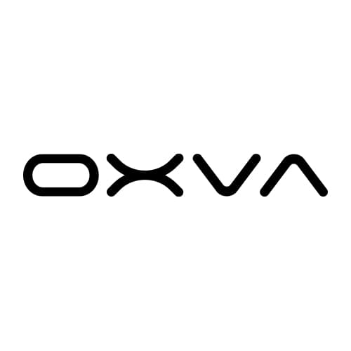 oxva logo on a white background