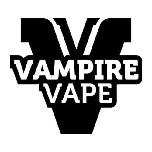 vampire vape logo on a white background
