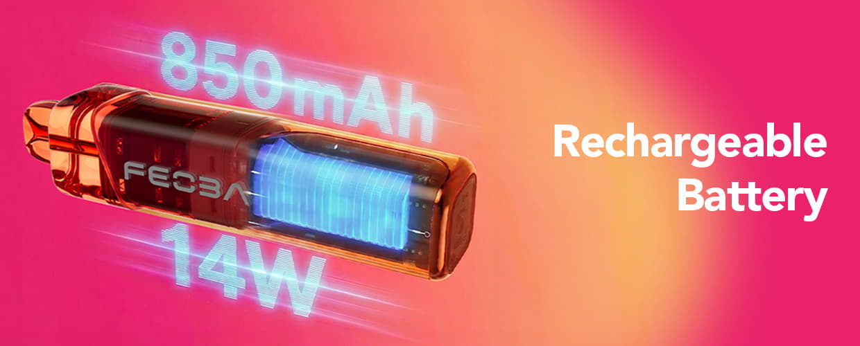 850mAh Rechargeable Battery