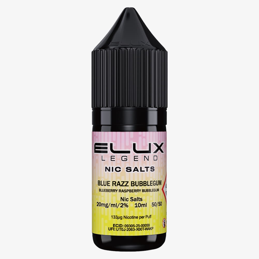 Blue Razz Bubblegum ELUX Legend Nic Salt