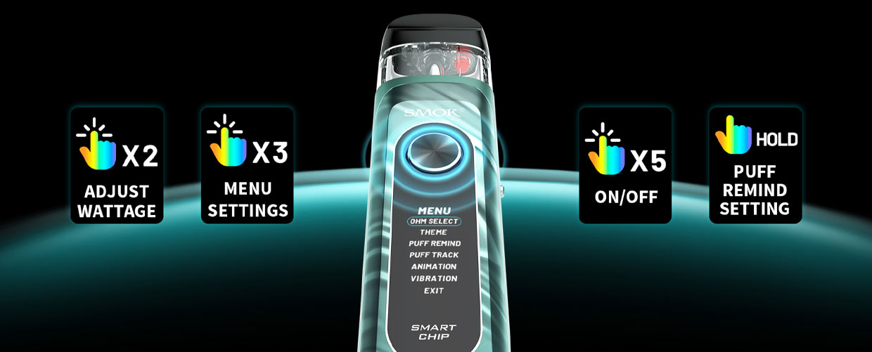 SMOK Novo 6 - Button Operation