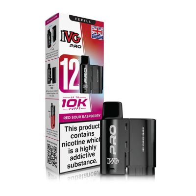 IVG PRO 12 Refill Pod - Red Sour Raspberry