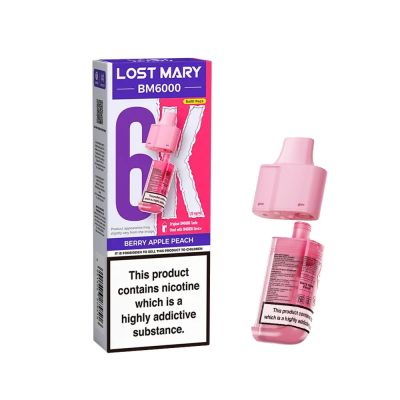 Berry Apple Peach Lost Mary BM6000 Pods
