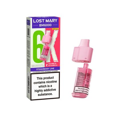 Lost Mary BM6000 Refill – Strawberry Lime