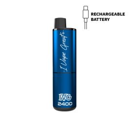 Blue Raspberry Ice IVG 2400 Disposable | 3 for £23