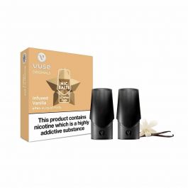 Infused Vanilla Vuse Originals ePen Nic Salt Pods x 2 £6.99