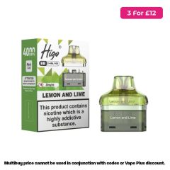 Higo BB 4000 Refill Pods - 3 for £12