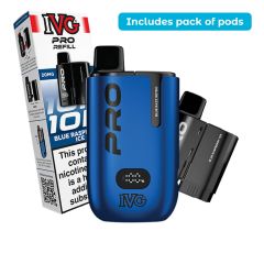 IVG Pro 12 Prefilled Pod Kit includes a pack of pods