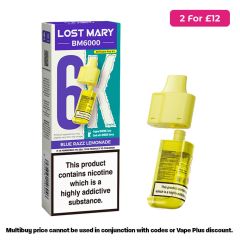 Lost mary bm6000 pods - 2 for £12