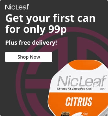 NicLeaf - Get Your First Can For 99p Using Code NICLEAF