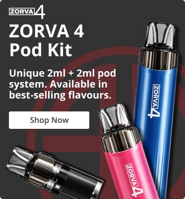 Zorva 4 Prefilled Pod Kit including 2 Refills