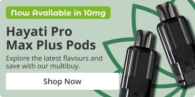 Hayati Pro Max+ Pods Now Available in 10mg