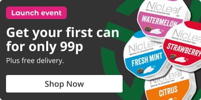 NicLeaf - Get Your First Can For 99p Using Code NICLEAF